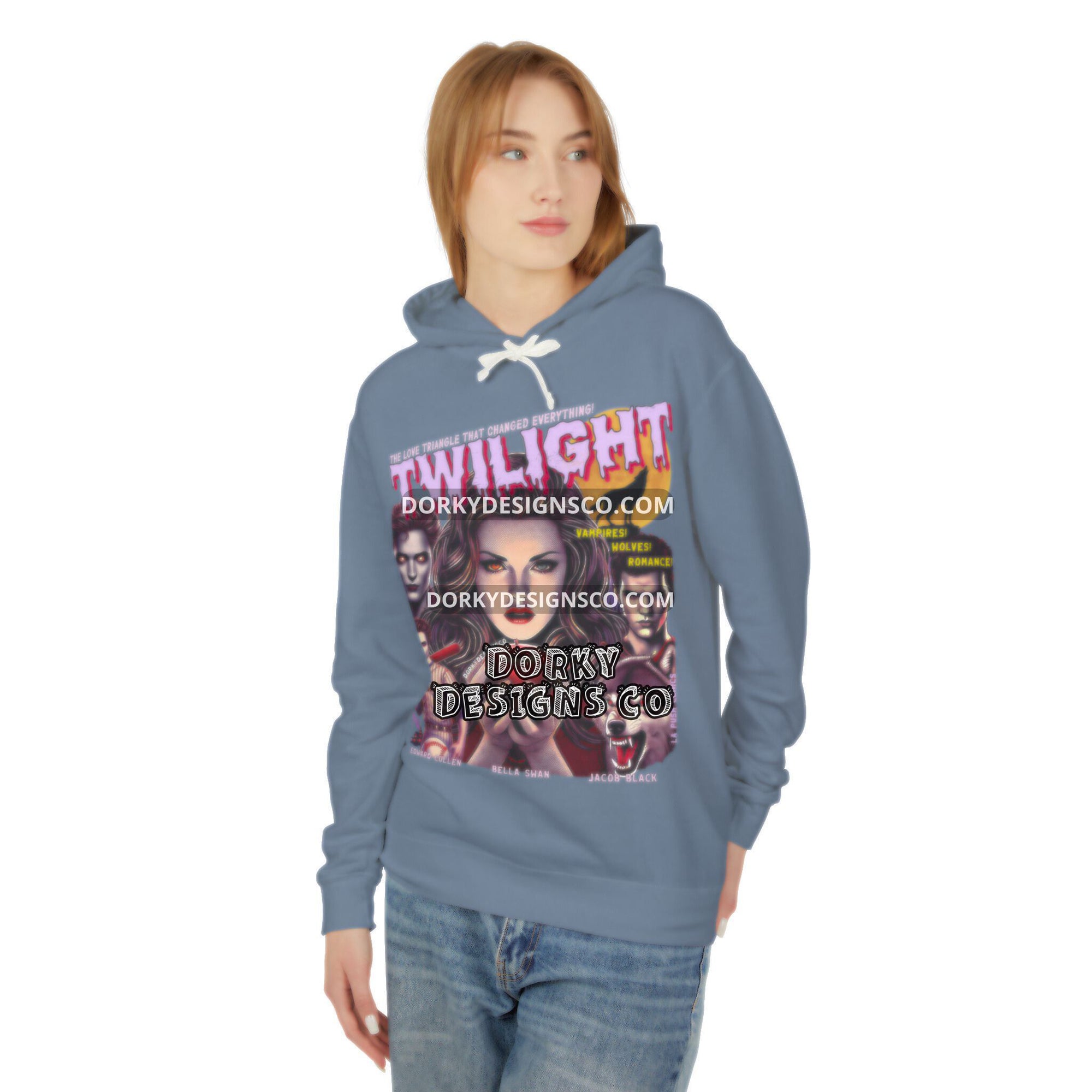 Unisex Vintage Look Hoodie | Twilight-Inspired Retro Pulp Comic No. 5
