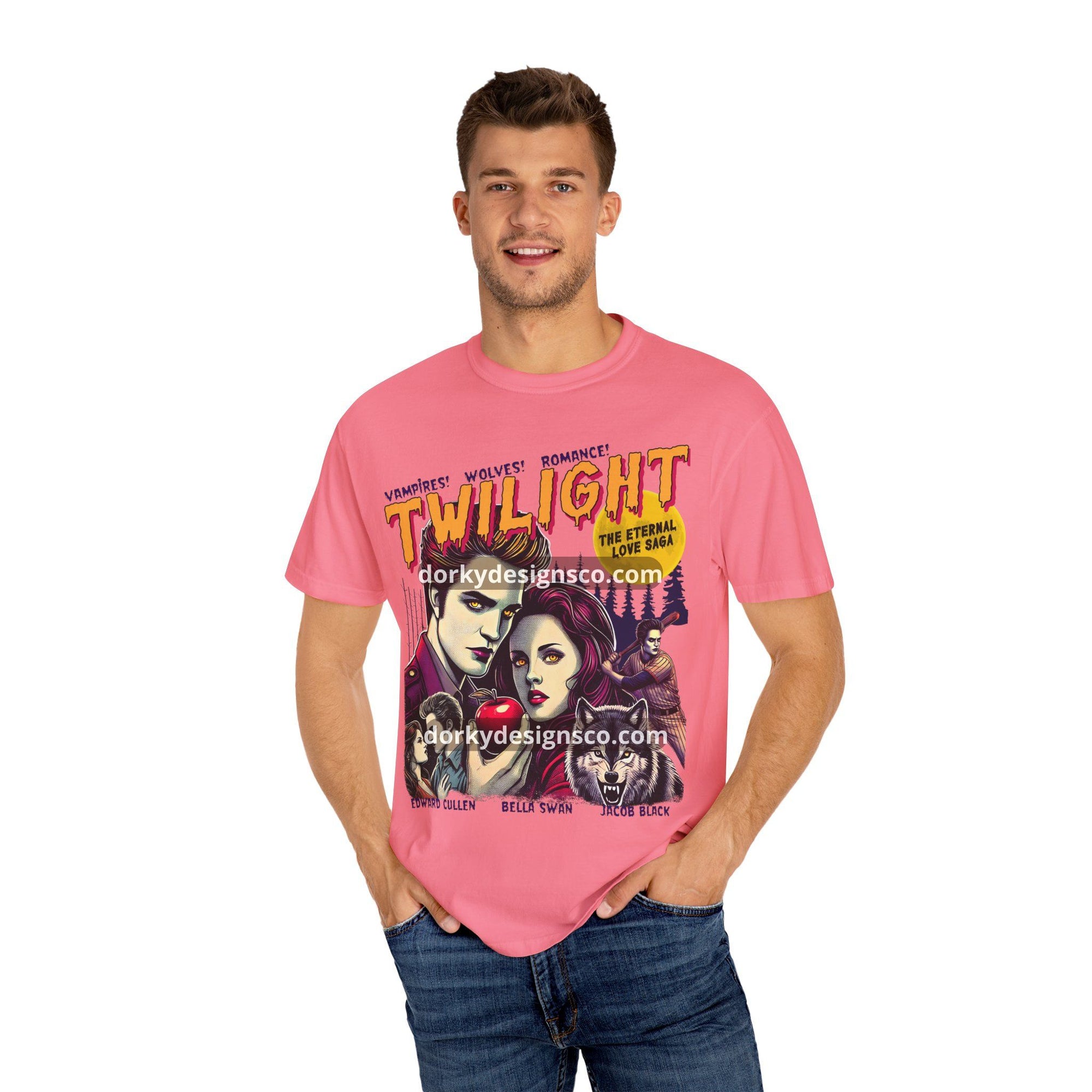 Unisex Vintage Tee | Twilight-Inspired Retro Pulp Comic No.2.2