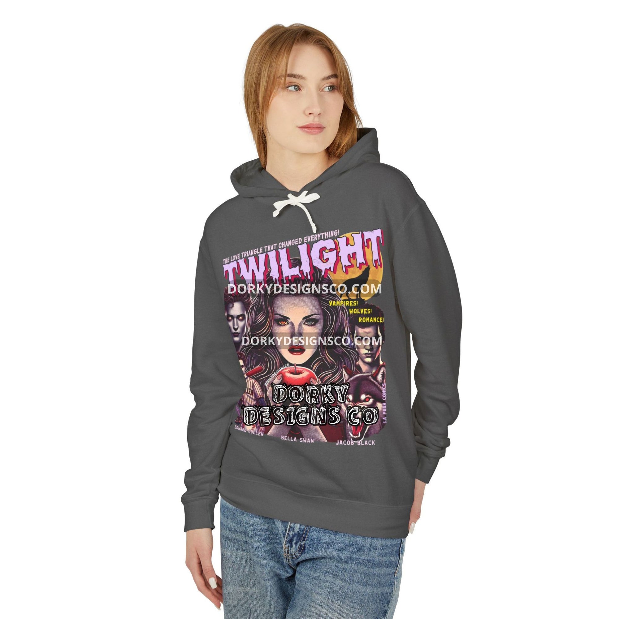 Unisex Vintage Look Hoodie | Twilight-Inspired Retro Pulp Comic No. 5