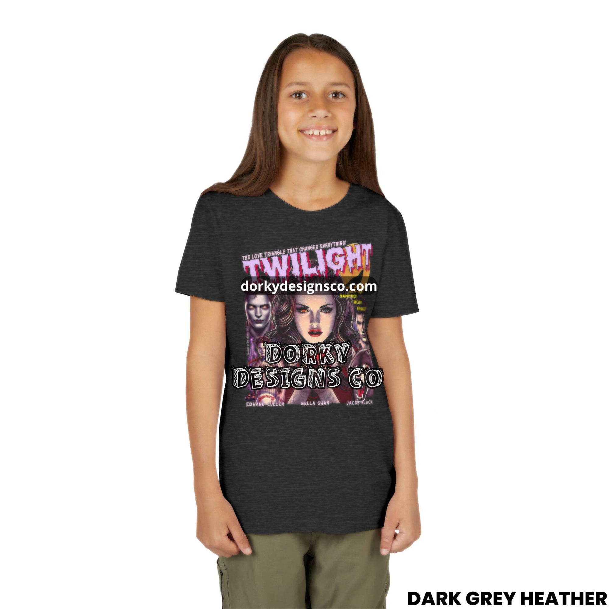 Unisex Youth Tee | Twilight-Inspired Retro Pulp Comic No. 5