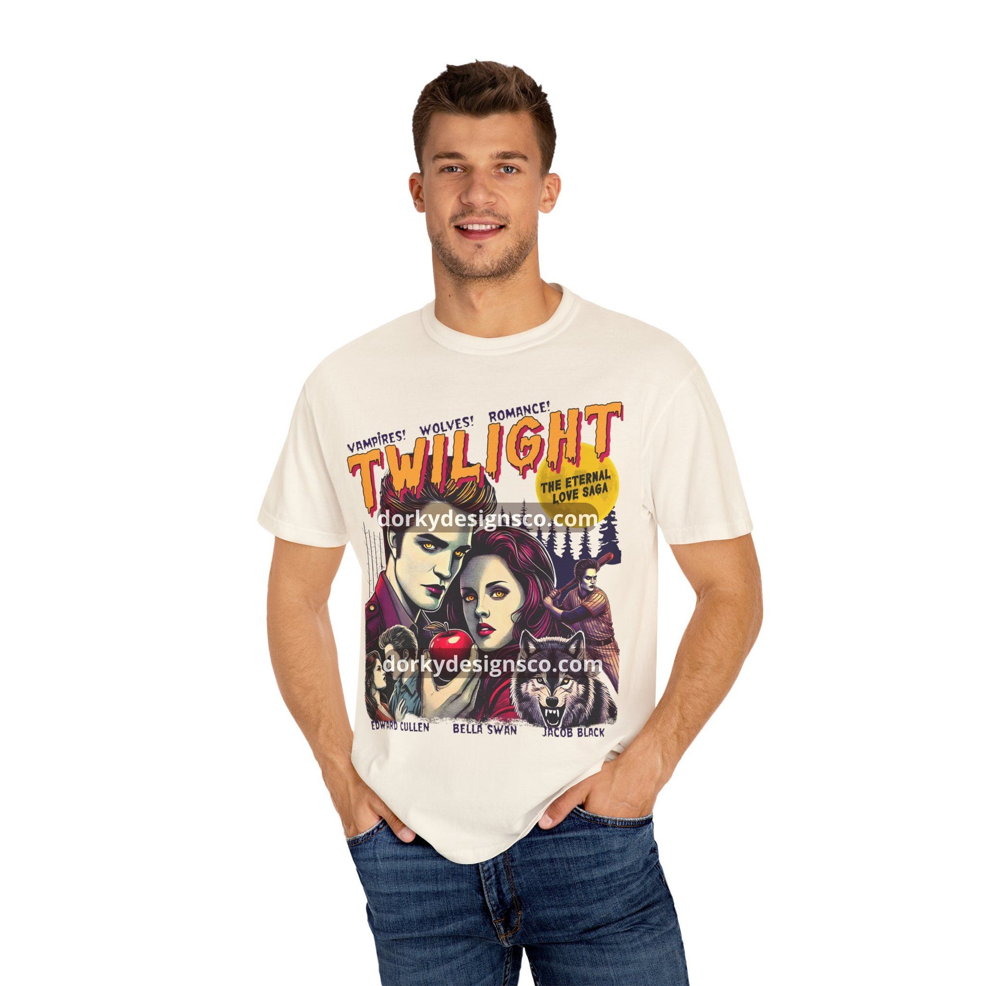 Unisex Vintage Tee | Twilight-Inspired Retro Pulp Comic No.2.2