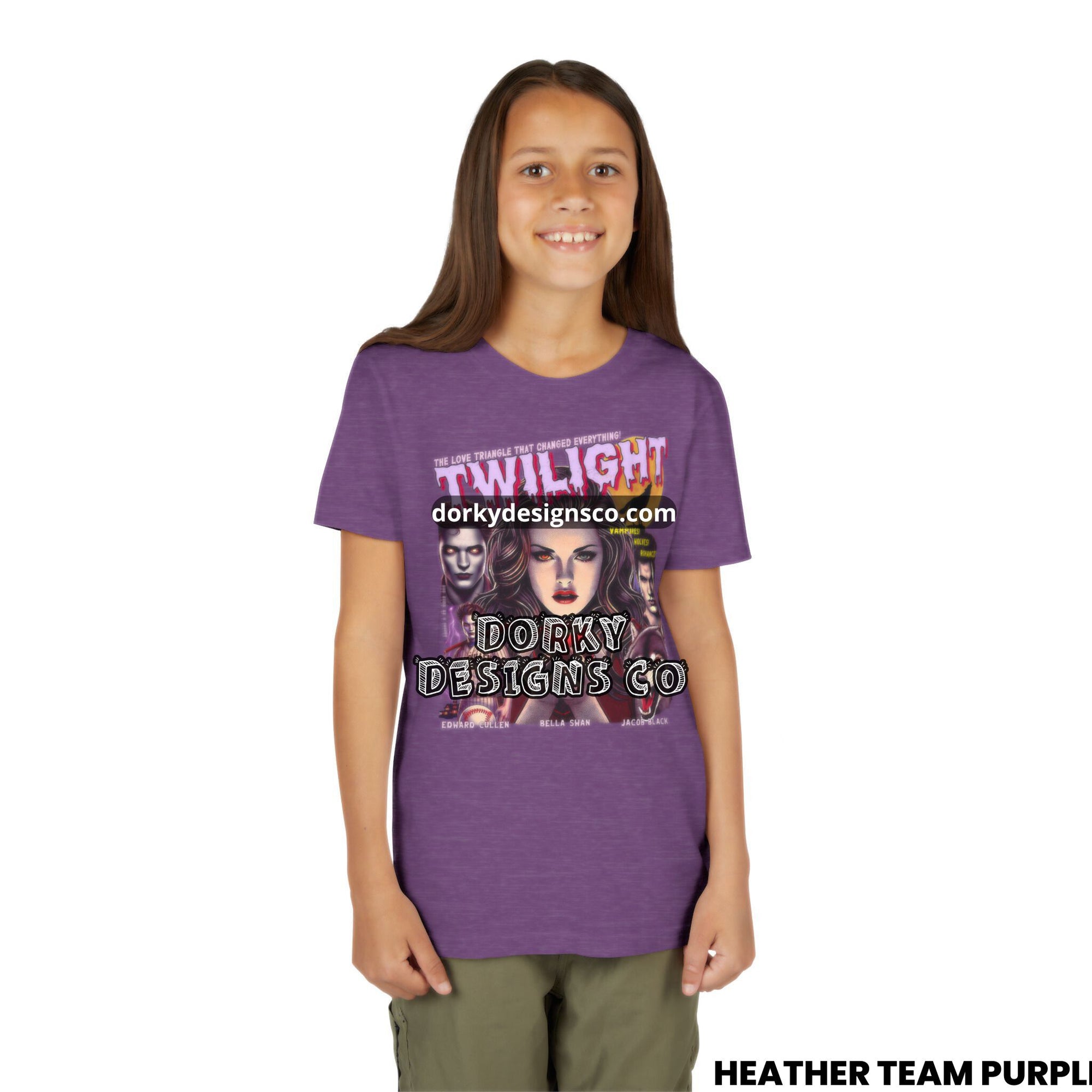 Unisex Youth Tee | Twilight-Inspired Retro Pulp Comic No. 5