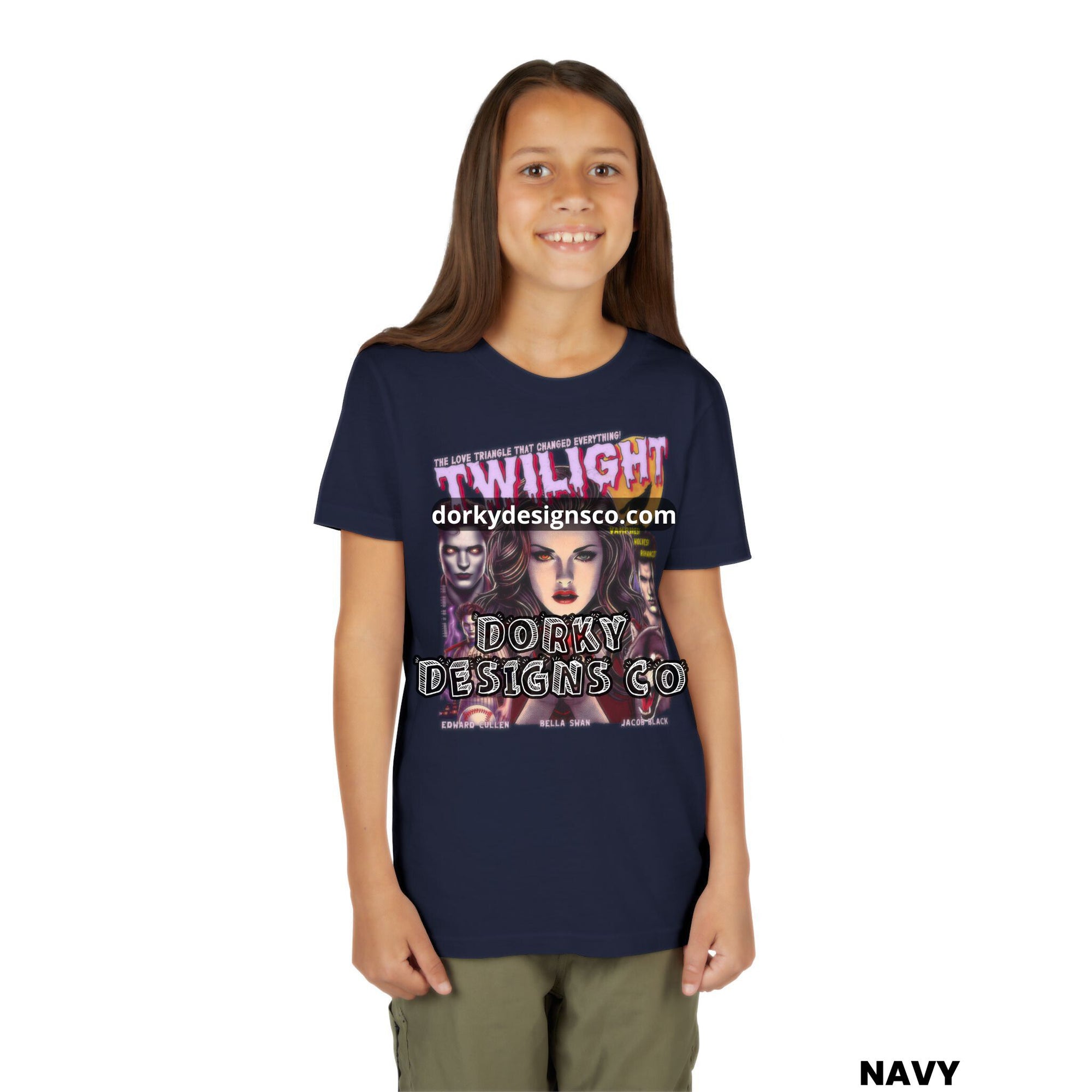 Unisex Youth Tee | Twilight-Inspired Retro Pulp Comic No. 5
