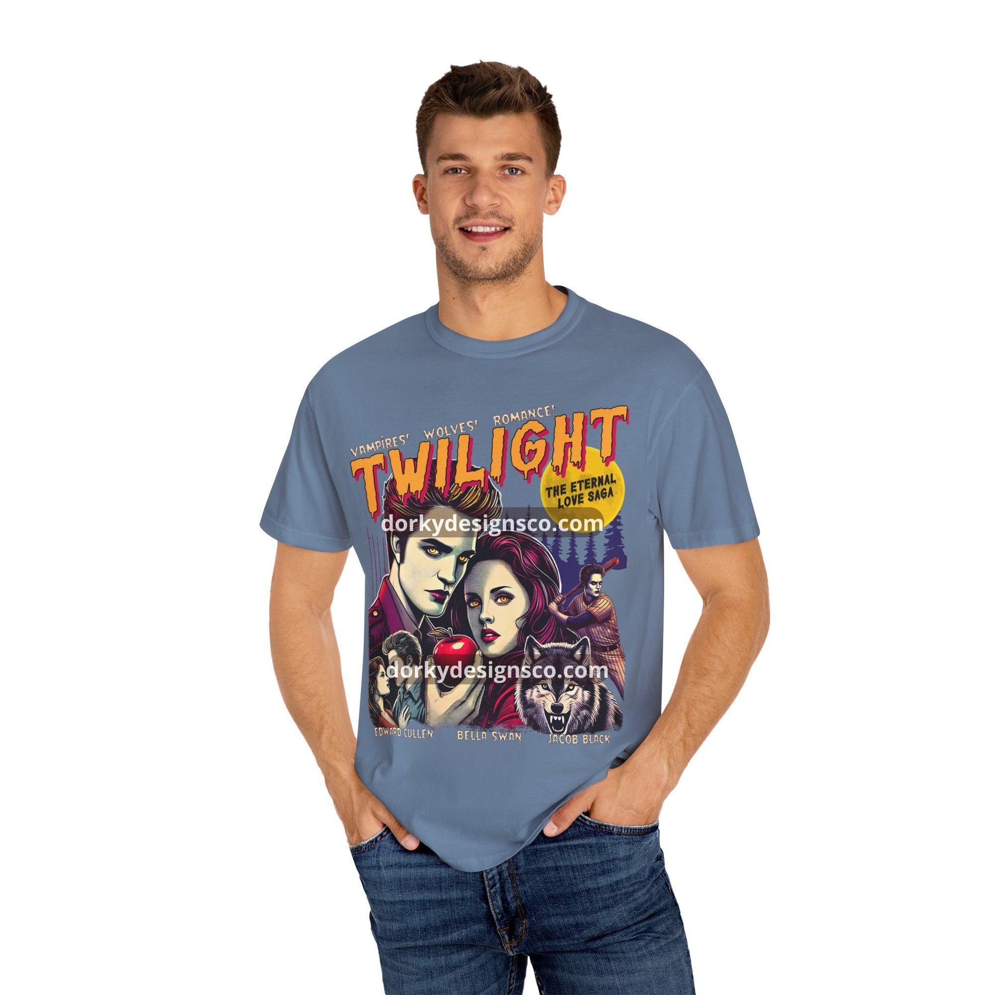 Unisex Vintage Tee | Twilight-Inspired Retro Pulp Comic No.2.2