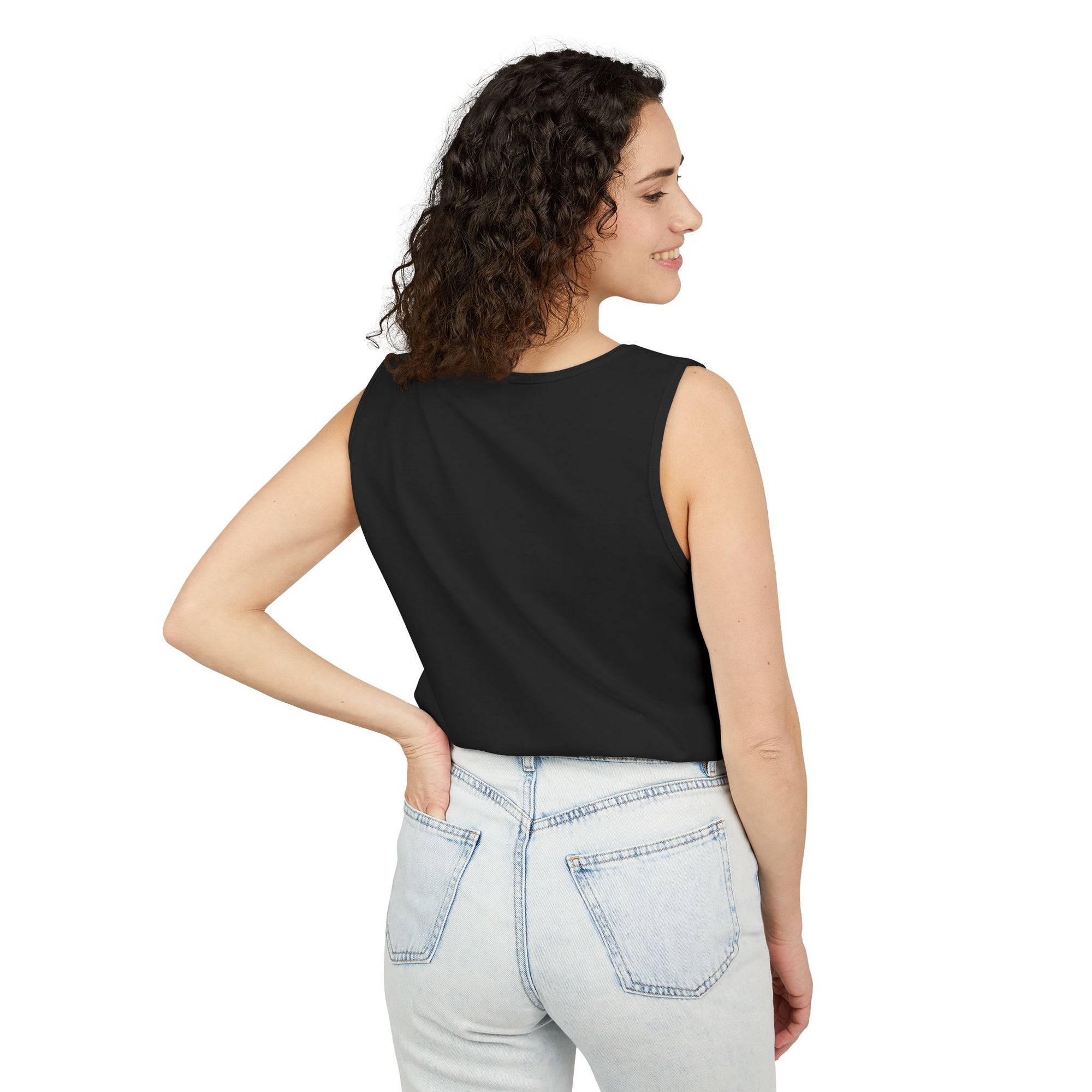 Unisex Vintage Washed Tank Top | Twilight-Inspired Retro Pulp Comic No. 5