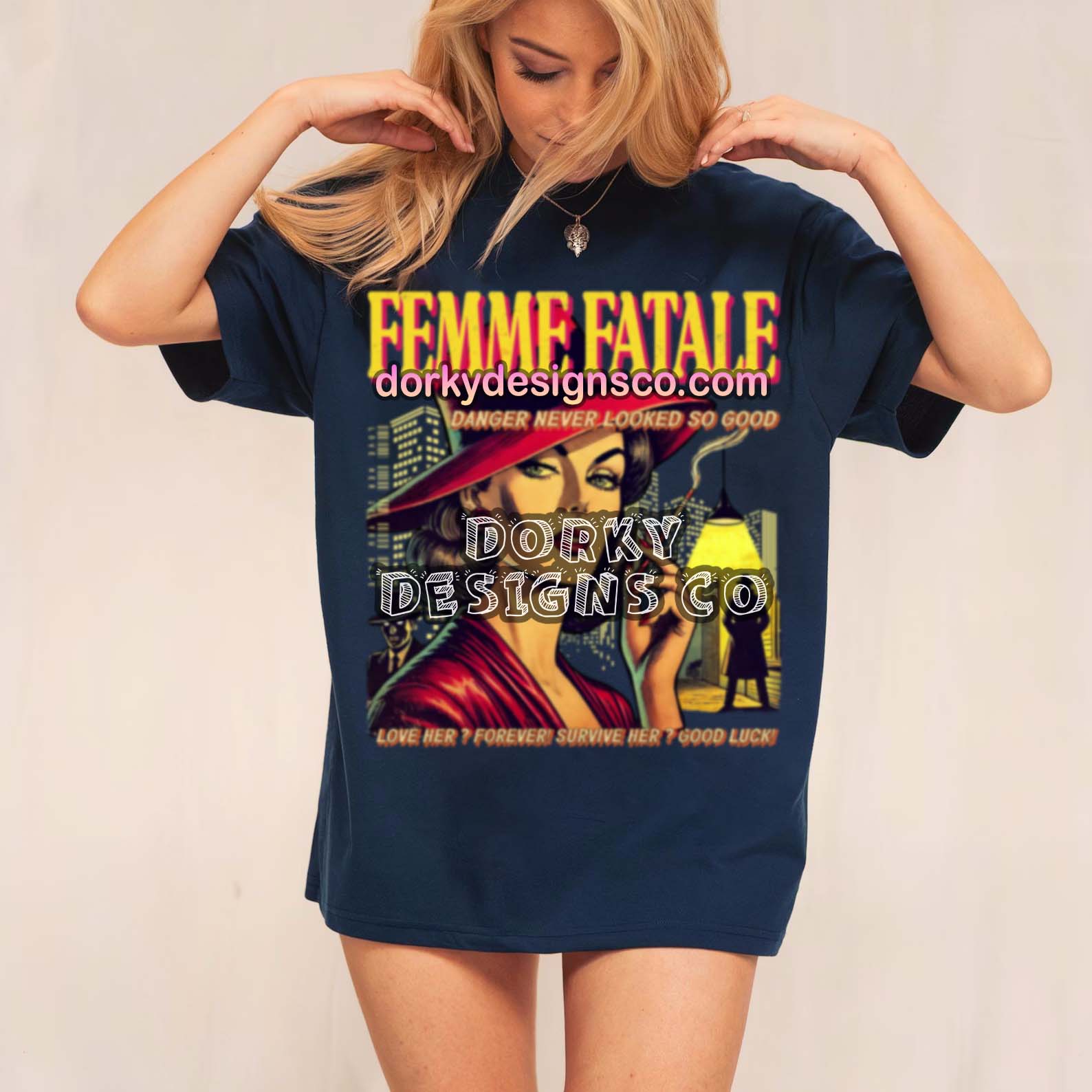 Unisex Classic Fit T-Shirt | Femme Fatale Vintage Comic
