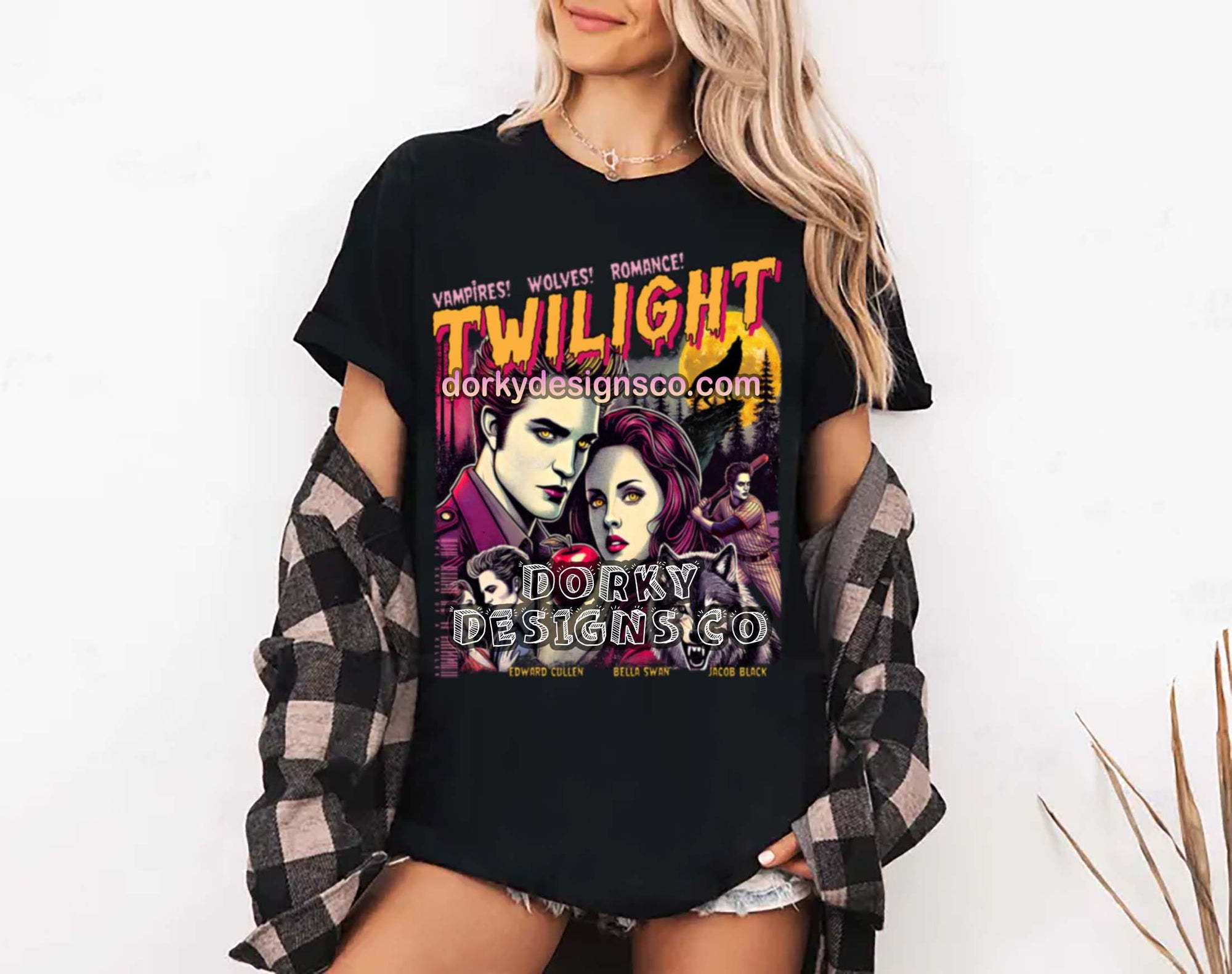 Unisex Classic Soft T-Shirt | Twilight-Inspired Retro Pulp Comic No.2