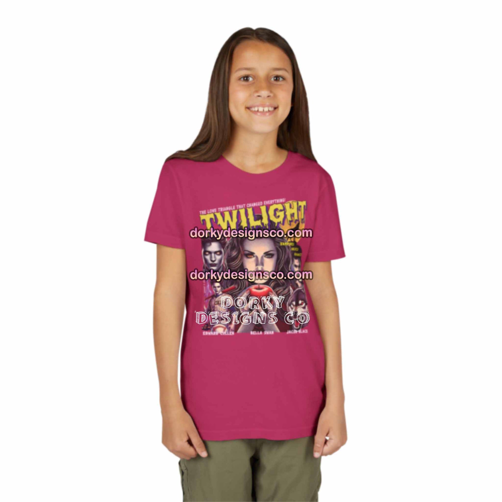 Unisex Youth Tee | Twilight-Inspired Retro Pulp Comic No. 5.1