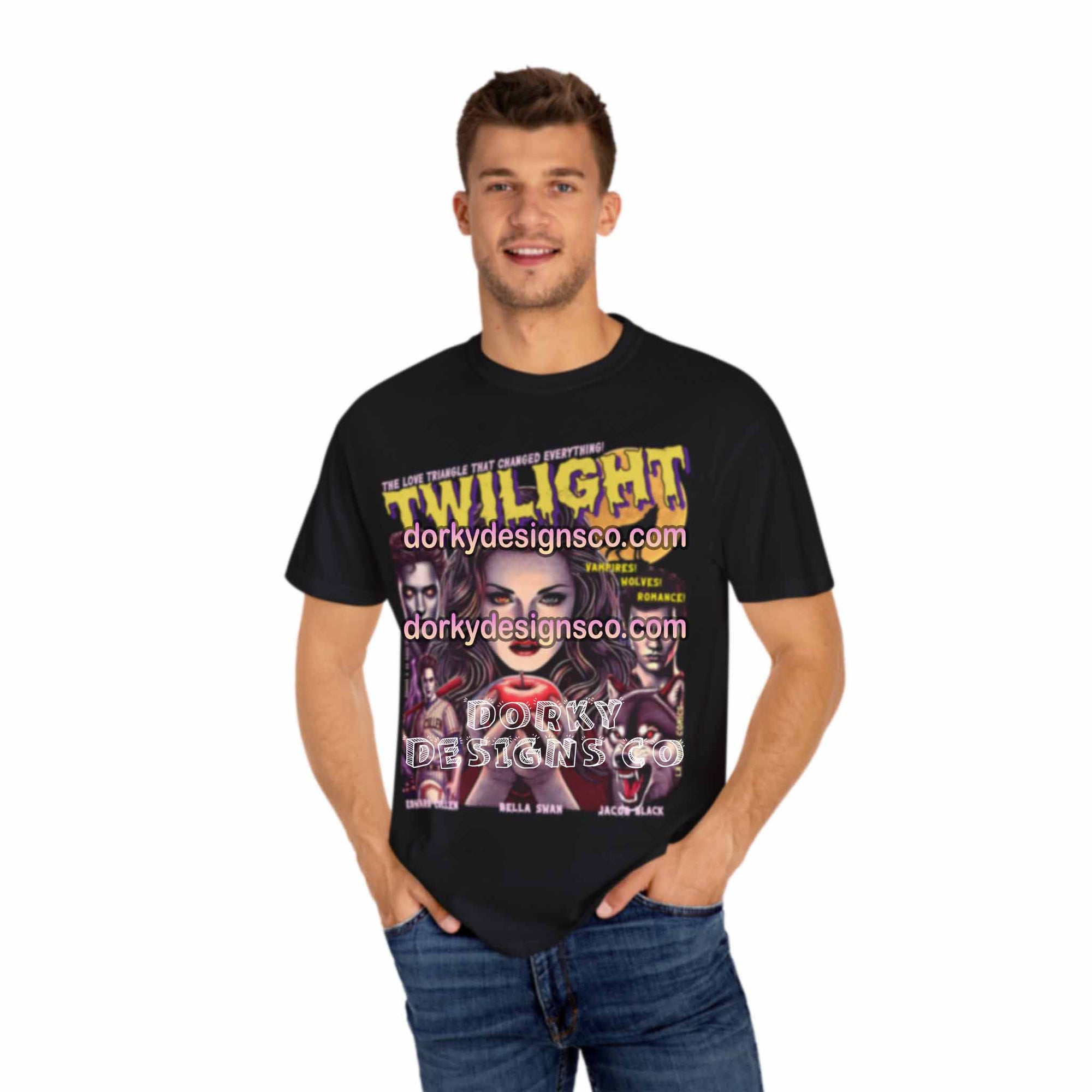Unisex Vintage Tee | Twilight-inspired Vintage Comic no.5.1