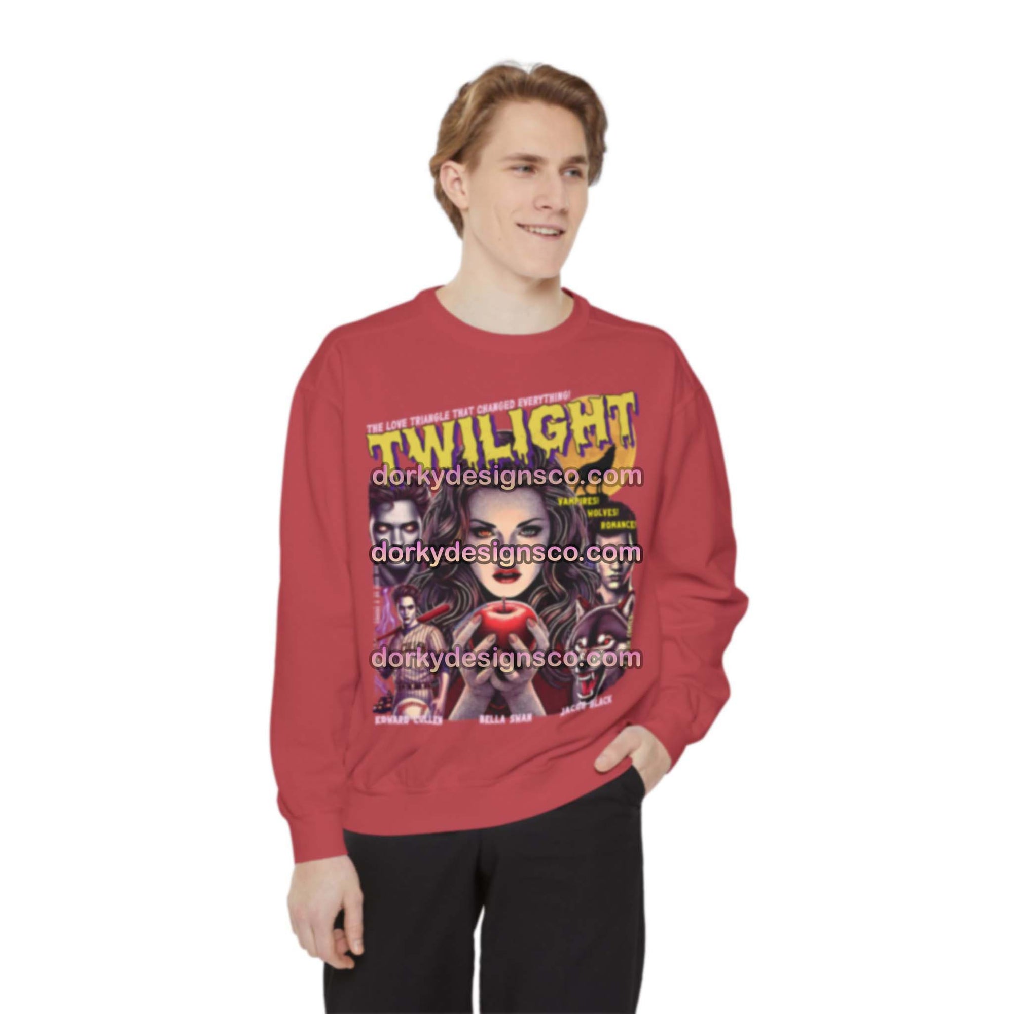 Unisex Premium Vintage Sweatshirt | Twilight-Inspired Retro Pulp Comic No. 5.1