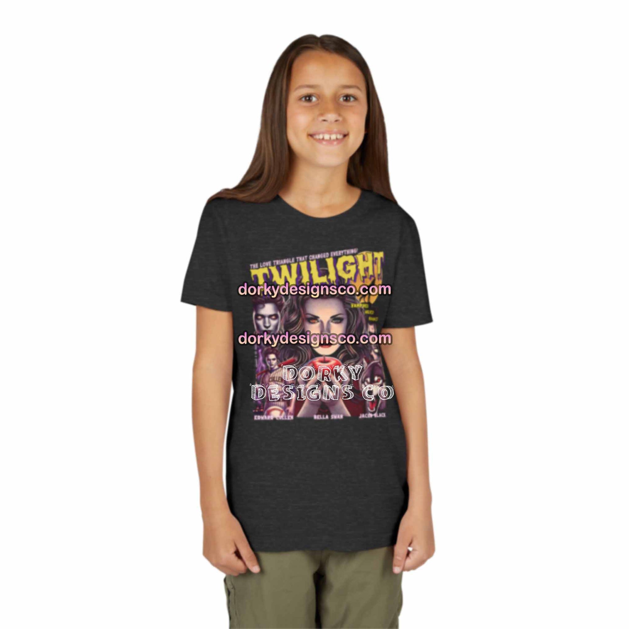 Unisex Youth Tee | Twilight-Inspired Retro Pulp Comic No. 5.1