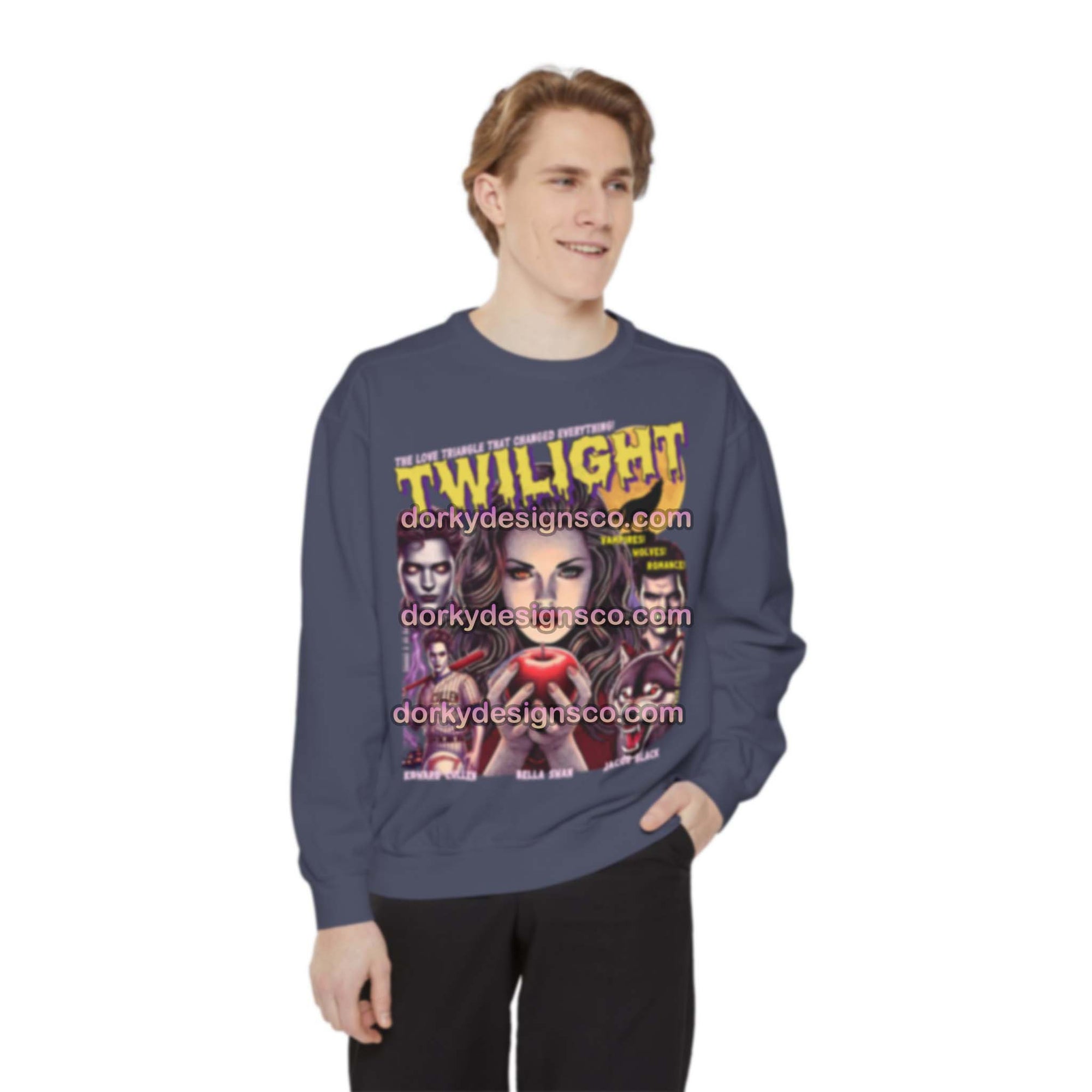 Unisex Premium Vintage Sweatshirt | Twilight-Inspired Retro Pulp Comic No. 5.1