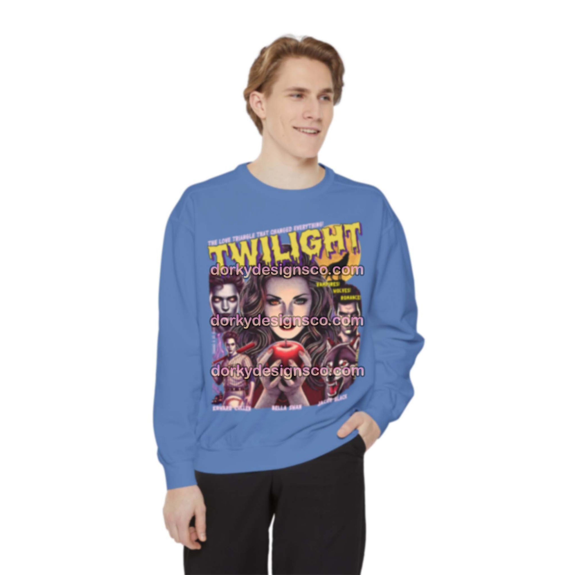 Unisex Premium Vintage Sweatshirt | Twilight-Inspired Retro Pulp Comic No. 5.1
