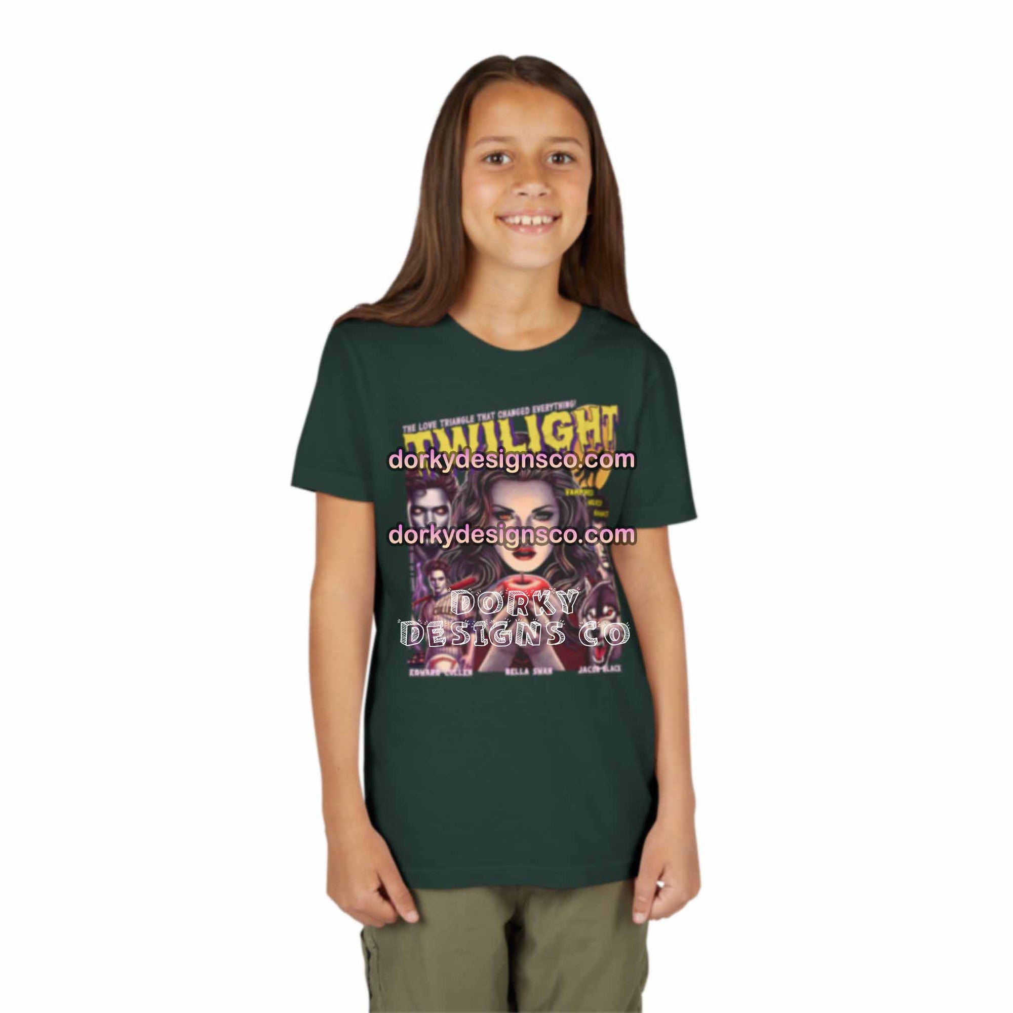 Unisex Youth Tee | Twilight-Inspired Retro Pulp Comic No. 5.1