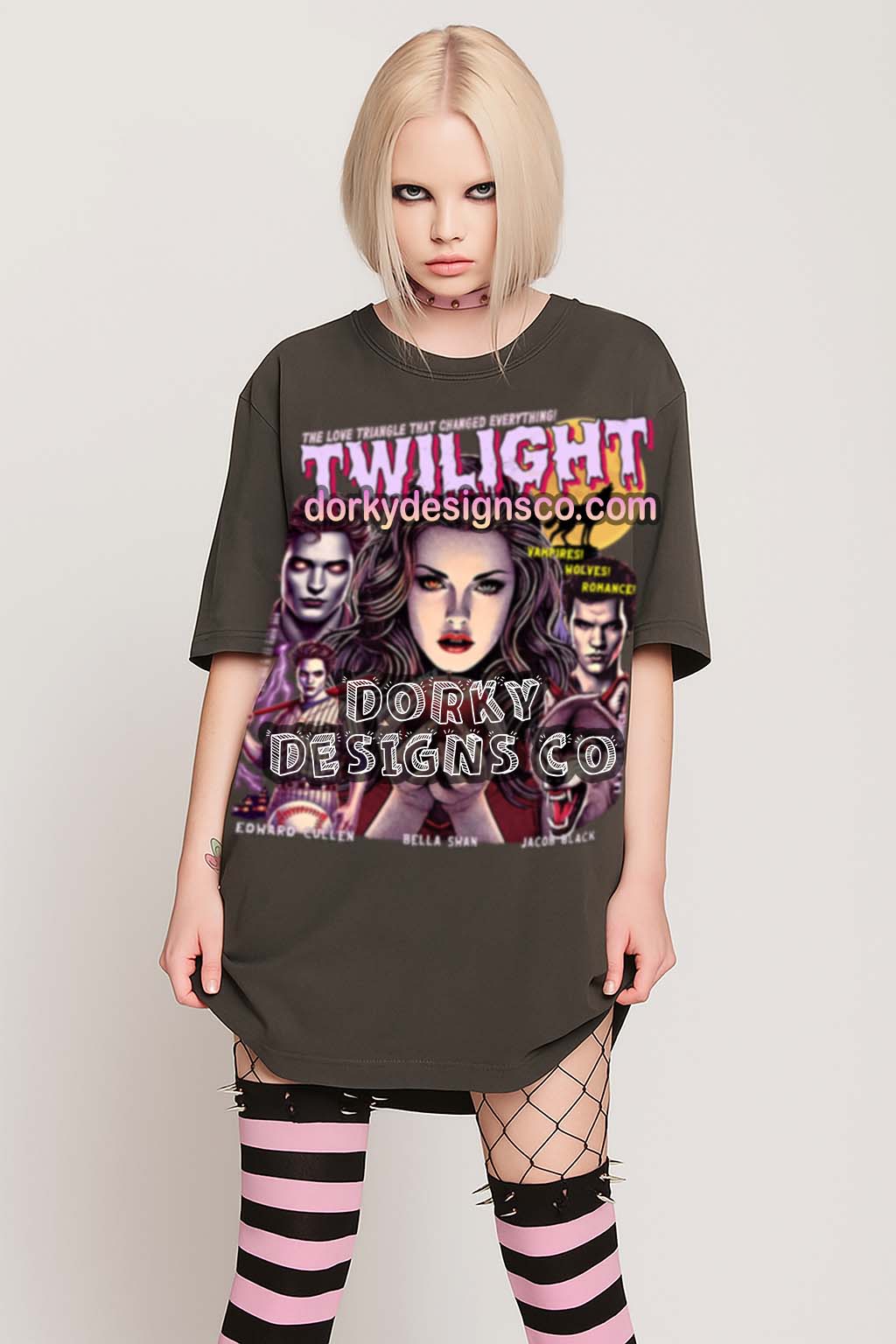 Unisex Vintage Tee | Twilight-Inspired Retro Pulp Comic No. 5