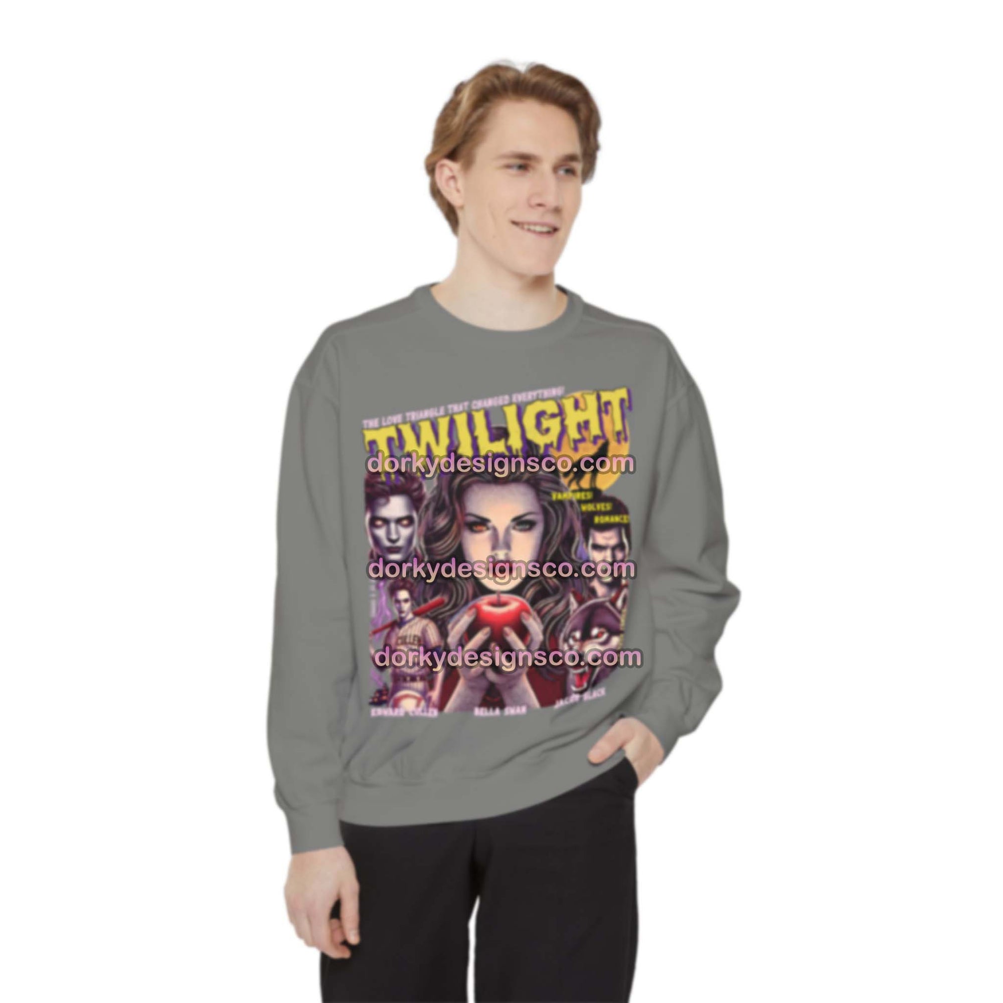 Unisex Premium Vintage Sweatshirt | Twilight-Inspired Retro Pulp Comic No. 5.1