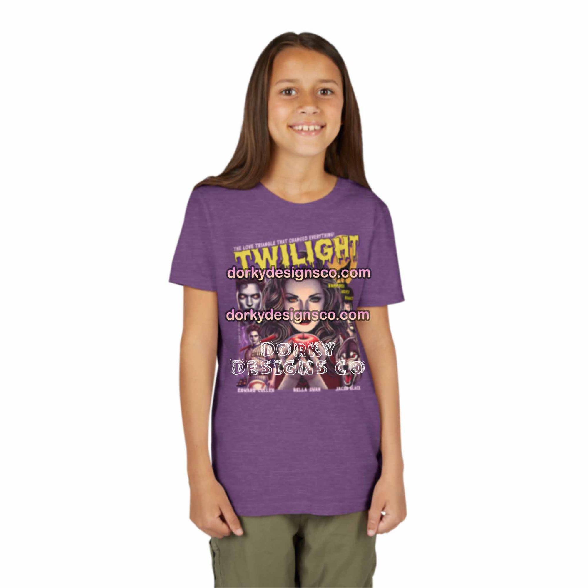 Unisex Youth Tee | Twilight-Inspired Retro Pulp Comic No. 5.1