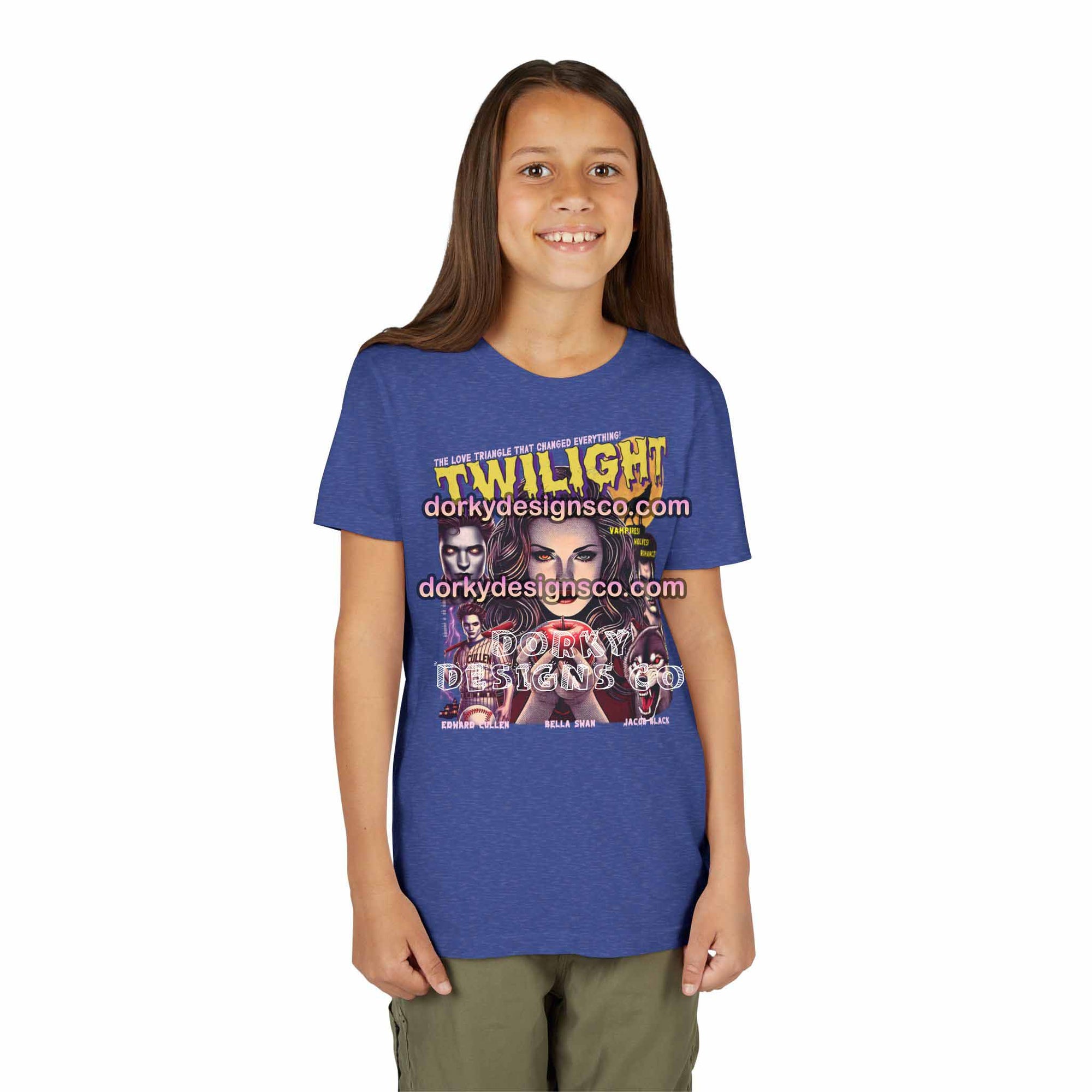 Unisex Youth Tee | Twilight-Inspired Retro Pulp Comic No. 5.1