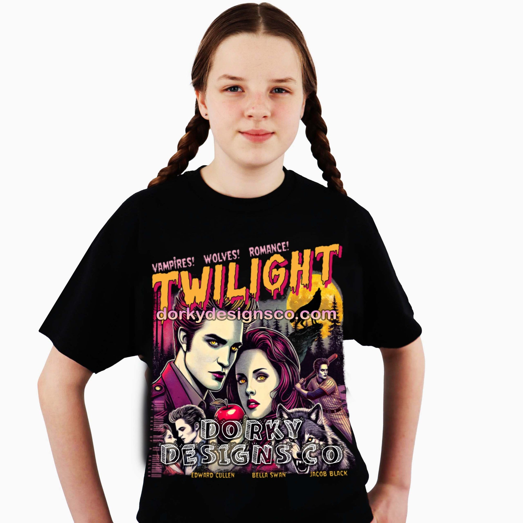 Unisex Youth Tee | Twilight-Inspired Retro Pulp Comic No.2