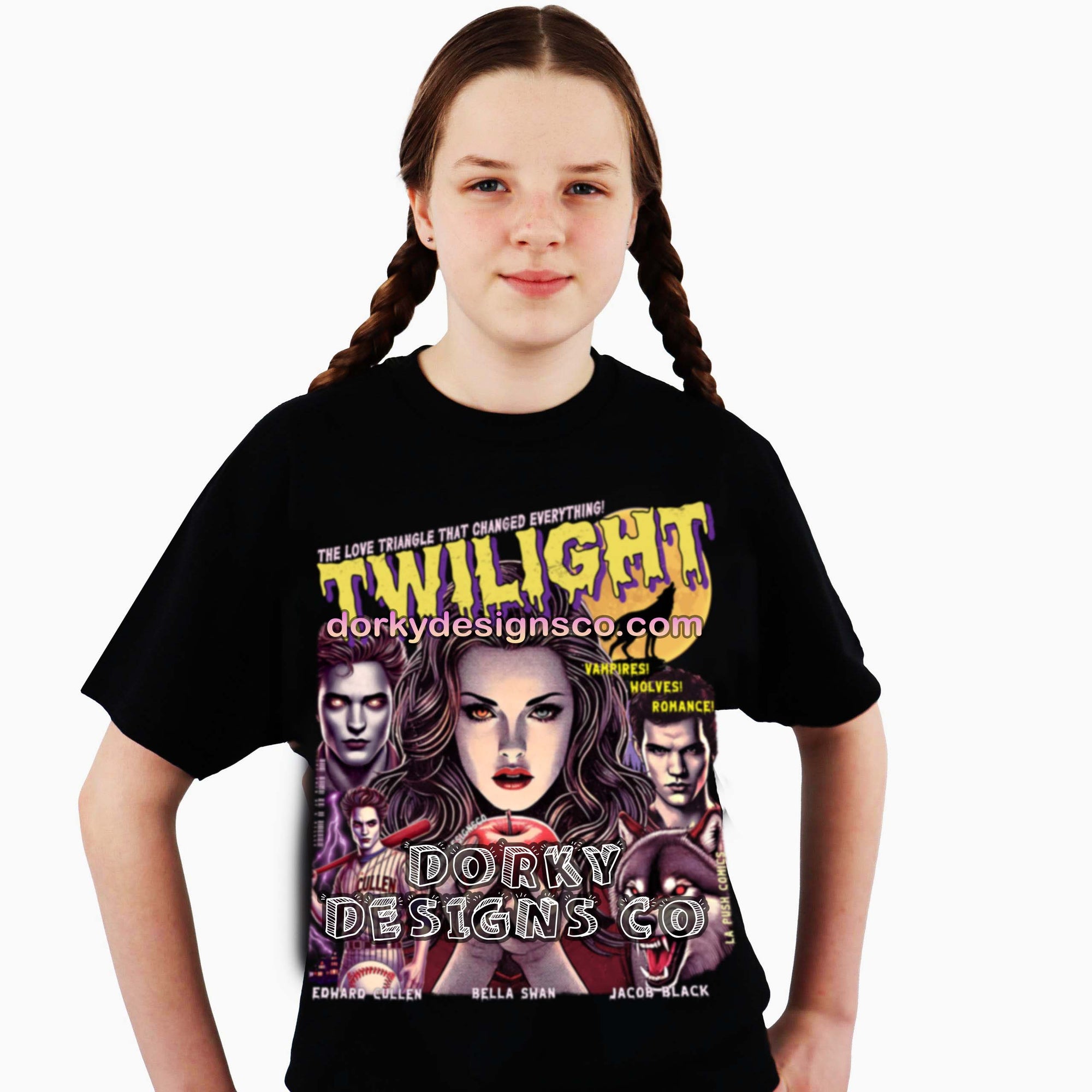 Unisex Youth Tee | Twilight-Inspired Retro Pulp Comic No. 5.1