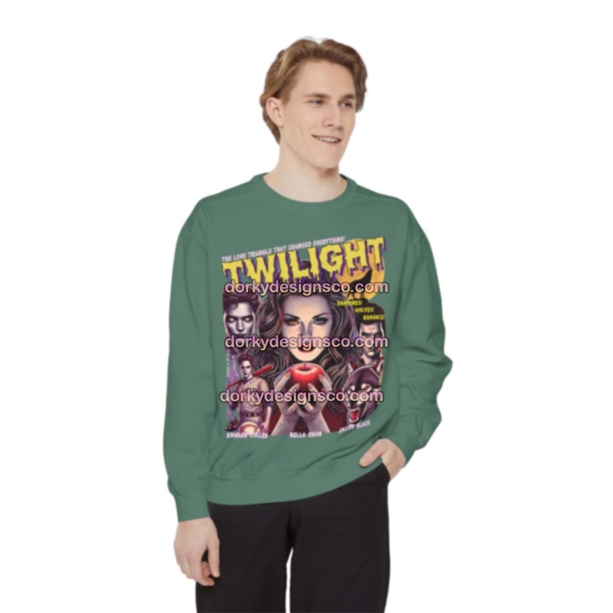 Unisex Premium Vintage Sweatshirt | Twilight-Inspired Retro Pulp Comic No. 5.1