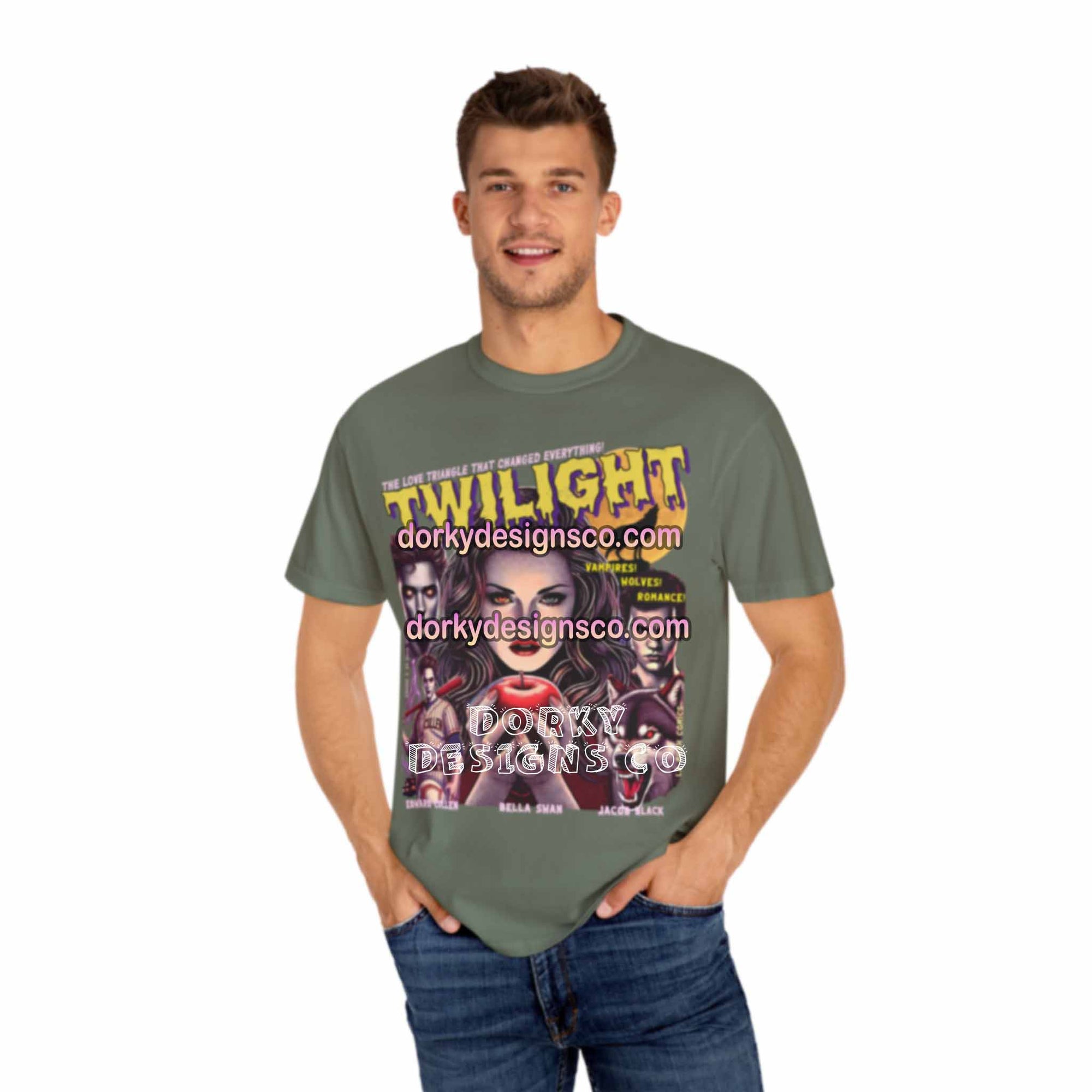 Unisex Vintage Tee | Twilight-inspired Vintage Comic no.5.1