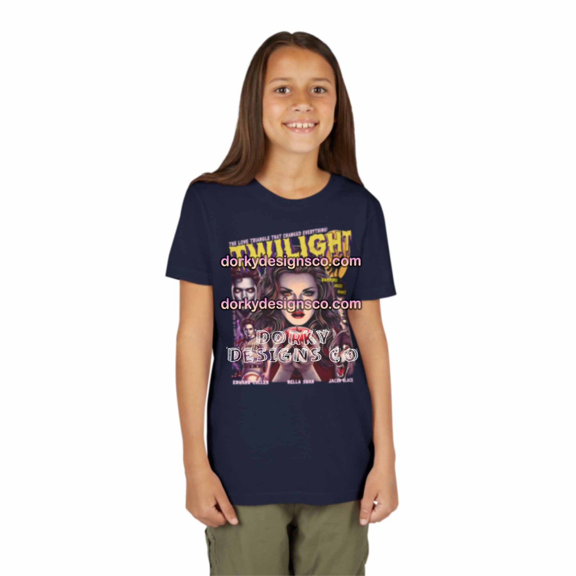 Unisex Youth Tee | Twilight-Inspired Retro Pulp Comic No. 5.1