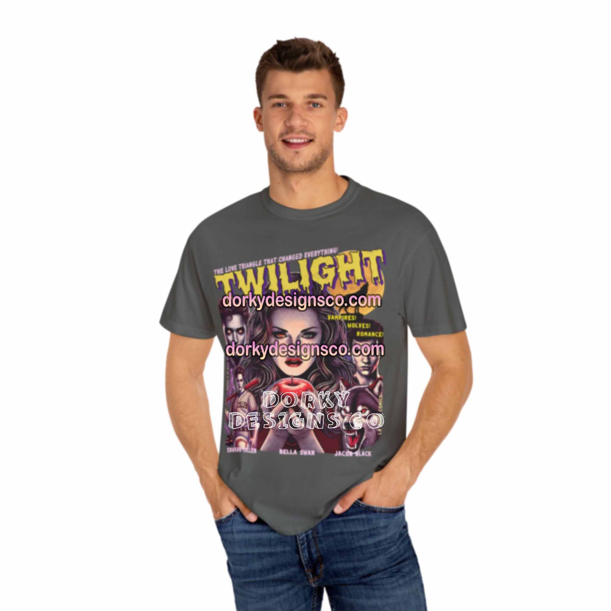Unisex Vintage Tee | Twilight-inspired Vintage Comic no.5.1