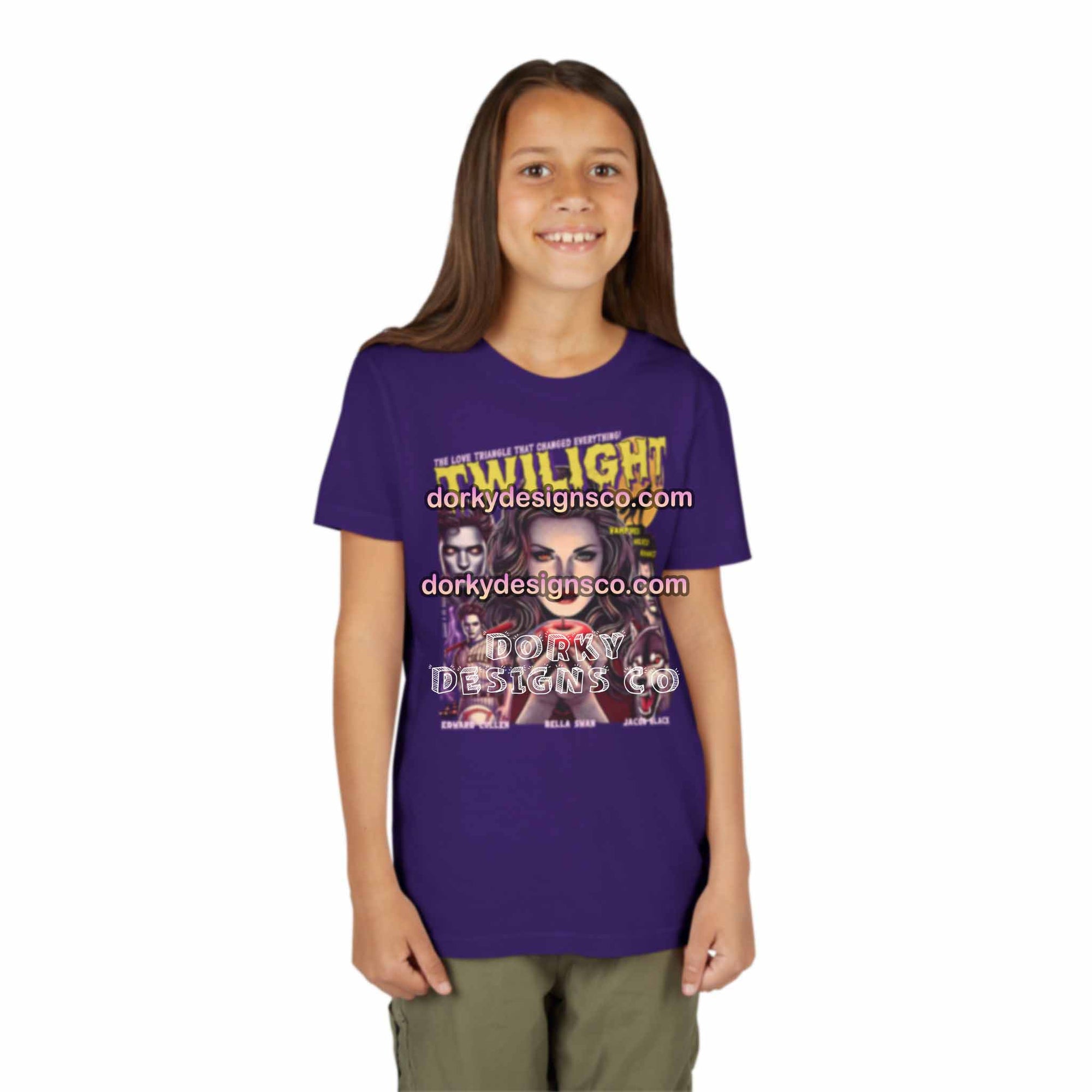 Unisex Youth Tee | Twilight-Inspired Retro Pulp Comic No. 5.1