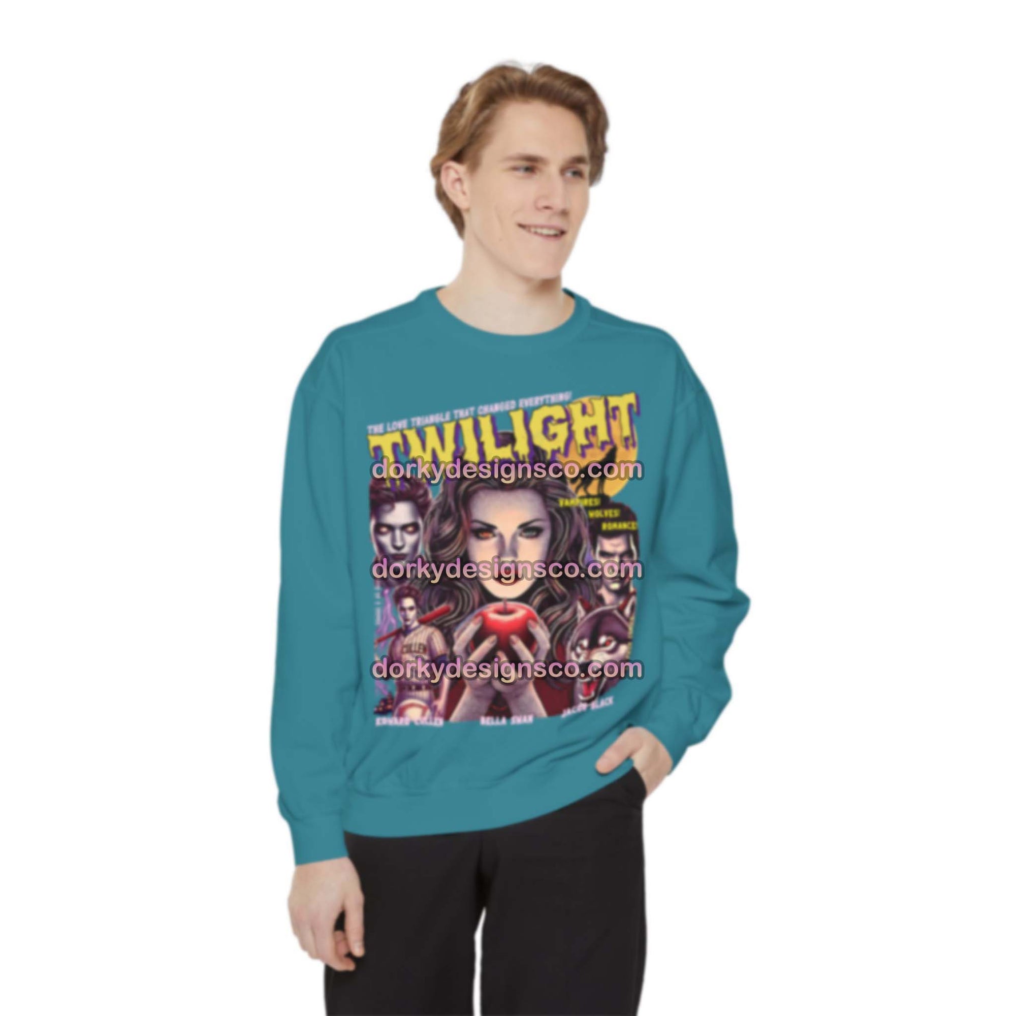 Unisex Premium Vintage Sweatshirt | Twilight-Inspired Retro Pulp Comic No. 5.1