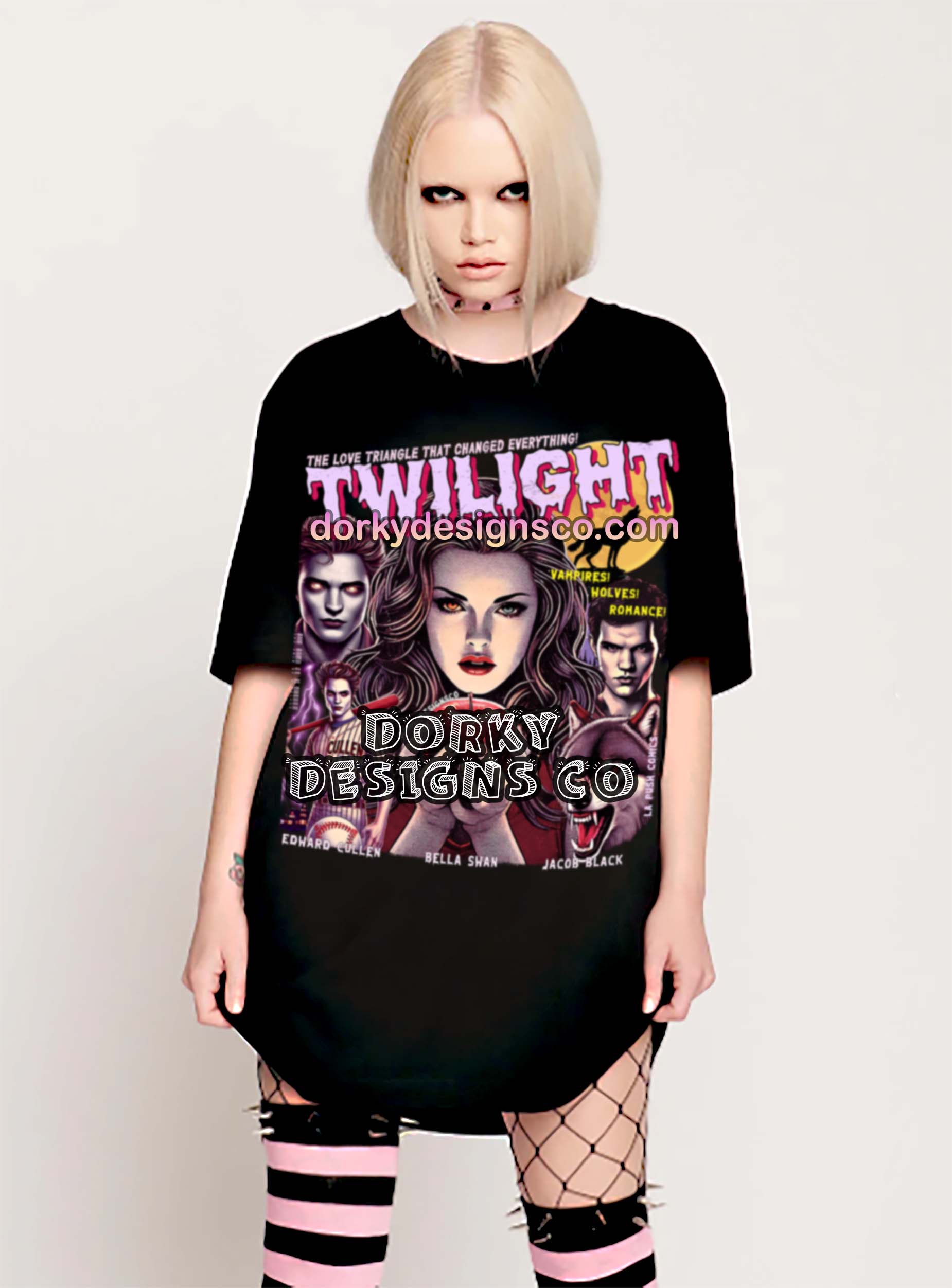 Unisex Vintage Tee | Twilight-Inspired Retro Pulp Comic No. 5